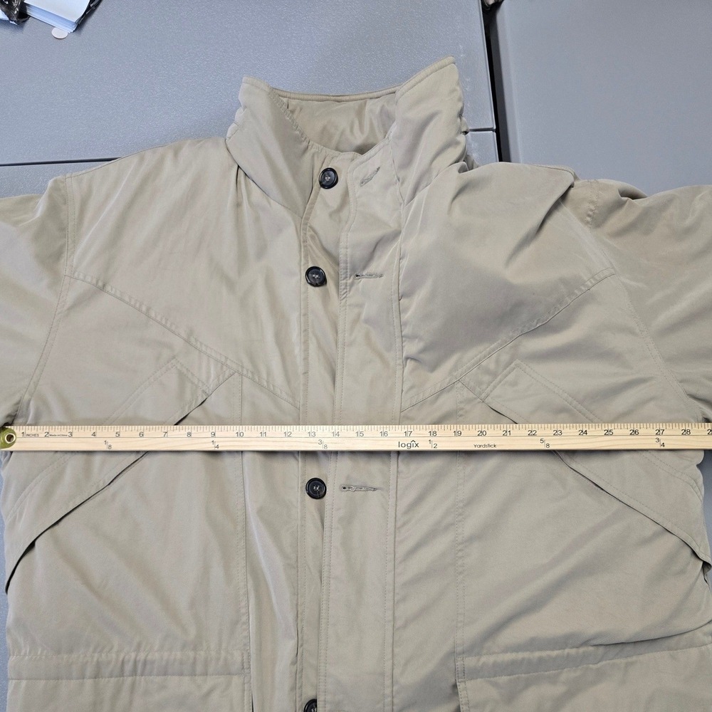 Roundtree & Yorke Field Jacket Mens 2XL Tan Quilted Lined Heavy Utility Coat - Picture 9 of 16